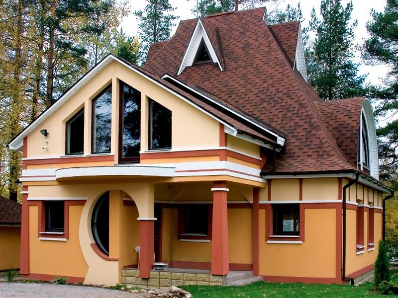 Многоскатная сложная кровля в Клинском районе